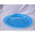 Blue Oval Plastic Candy Plates 